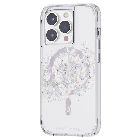 Case-Mate Karat MagSafe - pouzdro na iPhone 14 Pro zdobené perletí (A Touch of Pearl)