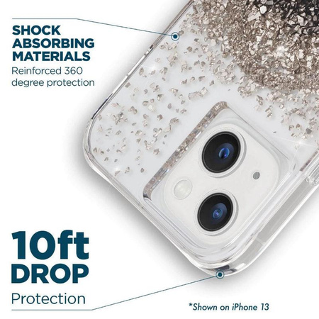 Case-Mate Karat MagSafe - Etui iPhone 14 zdobione onyksem (Onyx)